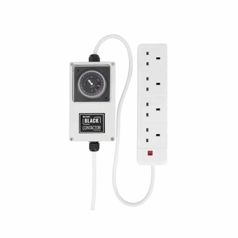 LUMii Black 4 Way Contactor Timer