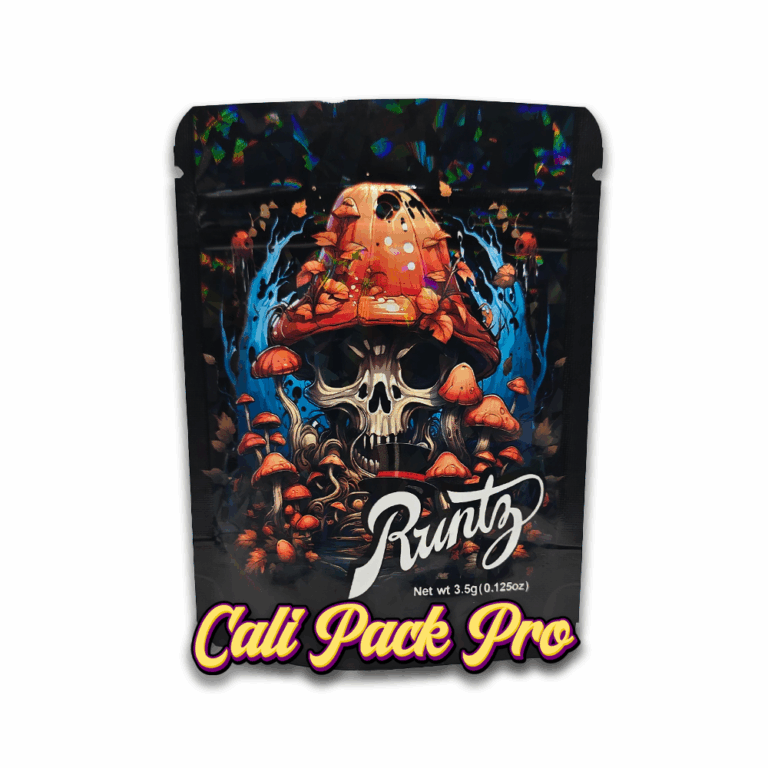 Skull Face 3.5g Mylar Bag