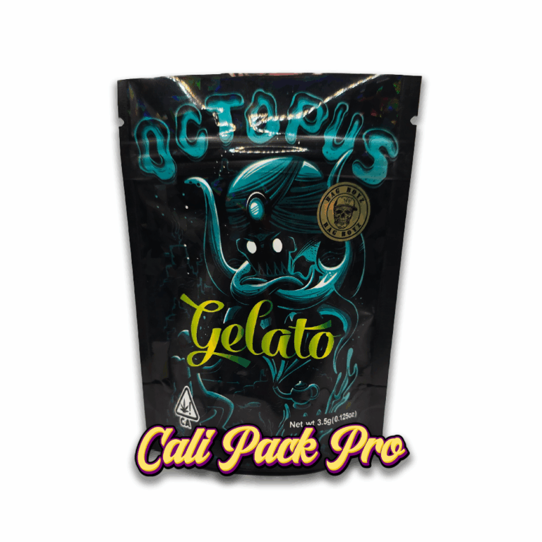 Octopus Gelato 3.5g Mylar Bag