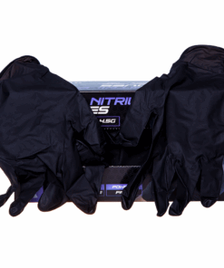 IV:XX 4.5g Black 100% Nitrile Gloves