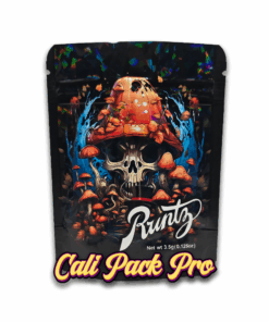 Skull Face 3.5g Mylar Bag