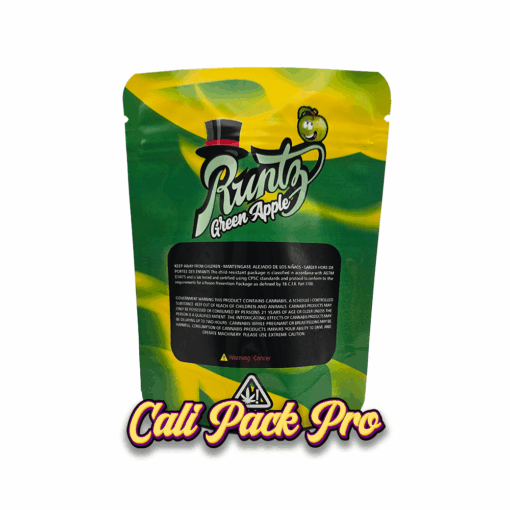 Green Apple 3.5g Mylar Bag - Image 3