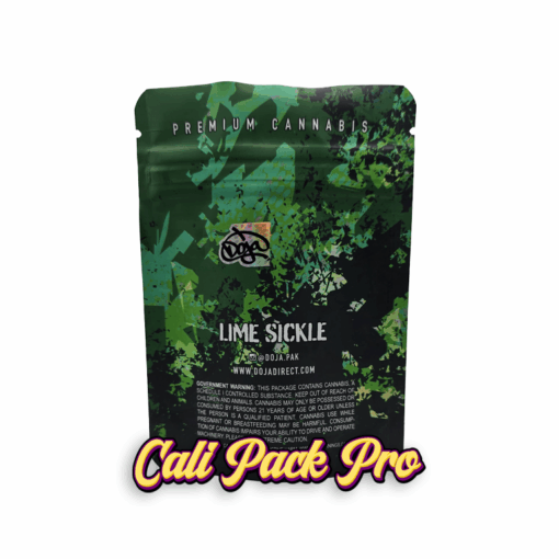 Doja Lime Sickle 3.5 Mylar Bag - Image 3