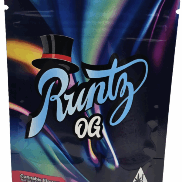 RUNTZ BLACK OG 3.5G MYLAR BAG